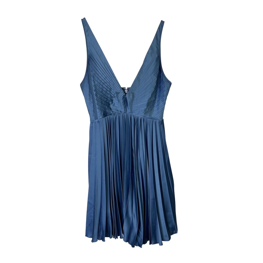Abercrombie Fitch Giselle Pleated Mini Dress Women's Medium Cocktail Going Out - Picture 2 of 11